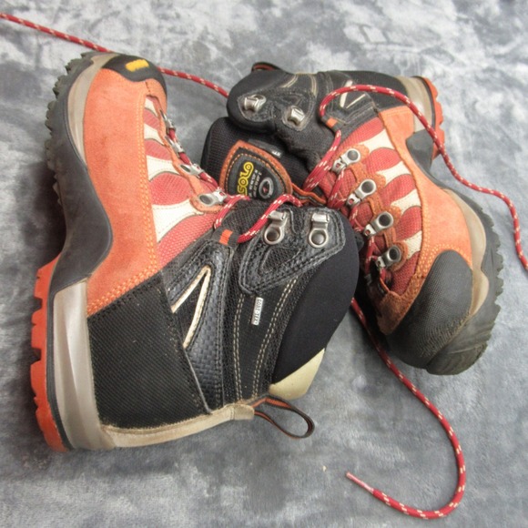 Asolo Hiking Boots Womens 6 Peach Black Gore-Tex Waterproof Lace-Up Outdoor‎ - Picture 11 of 16